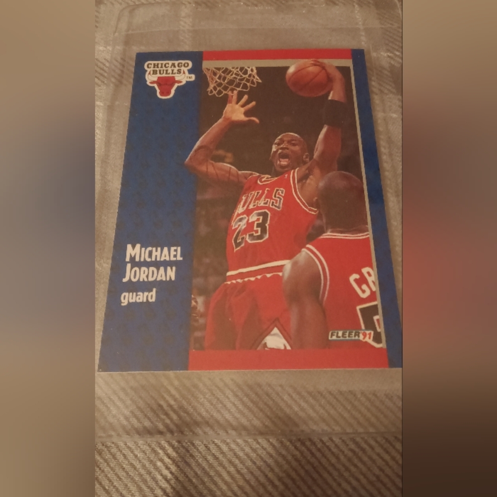 1990-91 Fleer Original Basketball Michael Jordan Chicago Bulls Guard Card #29